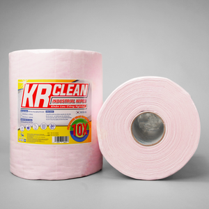 Krclean Chiffons de nettoyage industriels écologiques de haute qualité Style uni Serviette de lavage de voiture sur rouleau Lingettes pour salle blanche Usine du Vietnam - Product Image 5