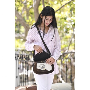 Bolso de cuero genuino de piel de vaca auténtica LW, bandolera, elegante, superventas, pelo en piel oculta, bandolera para mujer - Product Image 5