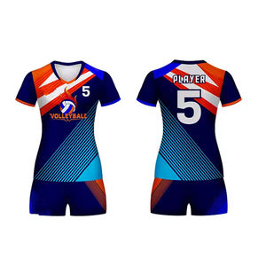 Ensembles d'uniformes de volley-ball personnalisés, prix bas, séchage rapide, unisexe, 100% polyester, haute qualité, design supérieur, vente en gros - Product Image 1