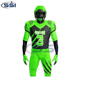 Camiseta de fútbol americano por sublimación personalizada de alta calidad, uniforme juvenil para hombres y adultos, precio al por mayor, técnicas impresas - Product Image 4