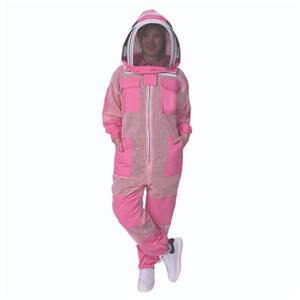 Traje de apicultura personalizado de secado rápido de alta calidad de nuevo diseño claro/rosa, traje de apicultura transpirable al por mayor - Product Image 3