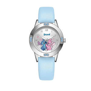 Reloj de Pulsera de Lujo Disney con Pantalla Analógica y Digital, Movimiento de Cuarzo, Resistente al Agua, Caja de Cristal y Correa - Product Image 3