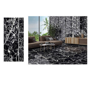 Azulejos de suelo y pared de porcelana azul de Carrara pulida esmaltada 600x1800 de estilo moderno Precio de fábrica para sala de estar - Product Image 5