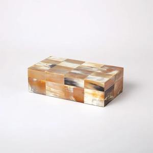 Elegante y Única Caja de Joyería con Incrustaciones de Resina Curvada a Mano, Caja de Recuerdos con Incrustaciones de Cuerno, Producto de Regalo, Cajas de Almacenamiento para Fabricación - Product Image 3