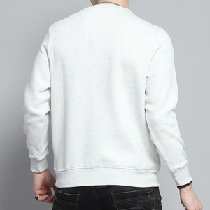 Sudadera básica suave de alta calidad, sudadera de mezcla de algodón para hombre, manga larga, cuello redondo ligero para sudaderas de hombre - Product Image 2