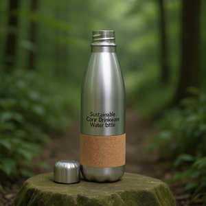 Bottiglia d'Acqua Sostenibile in Sughero - Product Image 3