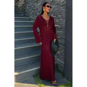 Vestido Birit 2838 con Cintura Natural, Diseño Calado y Transpirable para Ocio - Product Image 6