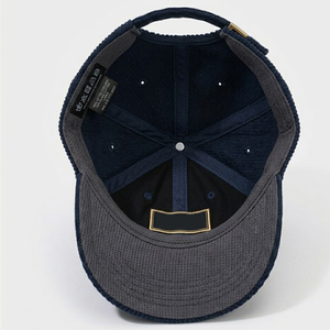 Casquette de baseball en daim personnalisée avec logo, haute qualité, 6 panneaux, broderie, style Dad Hat, usine de confection Vietnam, B2B - Product Image 4