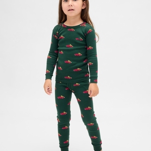 Ensemble de pyjama pour filles, matière douce, vêtements de nuit confortables, tenue de détente pour enfants, style de nuit relaxant et mignon - Product Image 2