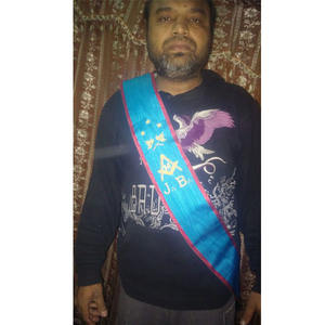 Masonic Regalia Order of Eastern Star Sashes Masonic OES Regalia Set with Gold <b>Fringe</b> <b>Top</b> Win Master High Quality HandEmbroidery - Product Image 5