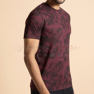 เสื้อยืดมัดย้อมสำหรับผู้ชาย, ผ้าฝ้าย100% โอเวอร์ไซส์ระบายอากาศได้ดีเสื้อมัดย้อมสำหรับฤดูร้อน - Product Image 2