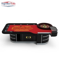 Tables de poker standard de casino de haute qualité, table de roulette de divertissement de conception à vendre