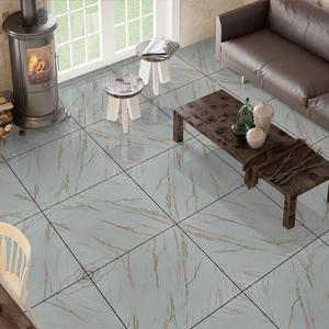 AZULEJO PARA SUELO CERÁMICA IMPRESO DIGITALMENTE ÚLTIMO DISEÑO 600X600 MM AZULEJO INTERIORES BRILLANTES ACTUALIZACIÓN - Product Image 1