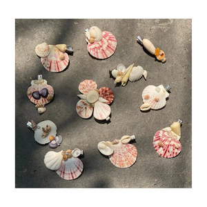 Pinza de pelo de concha marina hecha a mano artesanal, accesorios auténticos de concha de océano para mujeres, piezas únicas de verano para coleccionistas - Product Image 3