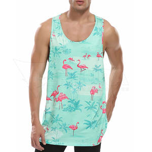 Camiseta sin Mangas para Hombre, Color Sólido, Personalizada, de Secado Rápido, Transpirable, de Algodón y Fibra de Bambú, para Gimnasio, Fitness, Informal, Tejida, Novedad 2024 - Product Image 2