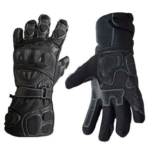 Guantes de Motociclismo de Media Palma Antideslizantes, de Cuero de Alta Calidad, para Motocicleta, para Hombres, Adultos, Duraderos, con Agarre Cómodo - Product Image 1