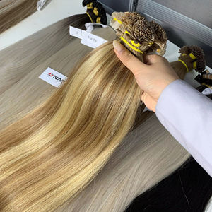 Extensions de cheveux à pointe plate de haute qualité, 100% cheveux vierges vietnamiens, qualité supérieure, kératine pré-collée - Product Image 1