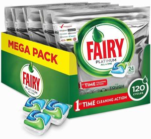 Fairy Platinum Lavavajillas Tabletas A Granel Limón, 125 Tabletas - Product Image 2