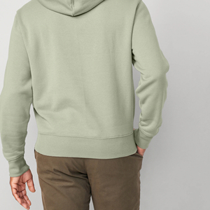 100% Cotton Custom Embroidered Men's Heavyweight Hoodie Streetwear Style with Fleece for Winter Pullover <b>Hoodies</b> Thermal - Product Image 3