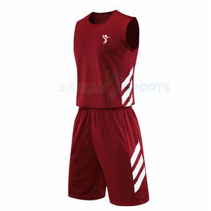Uniformes de basket-ball pour hommes sur mesure ensemble de vêtements de sport respirants en XS et XXS imprimés avec logo de l'équipe maillots de basket-ball simples - Product Image 1