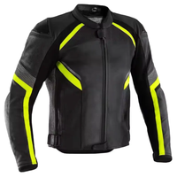 Veste de moto en cuir pour hommes Veste de motard avec protection blindée CE Veste de motard de course