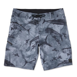 Pantalones cortos de pesca de ajuste cómodo con impresión por sublimación a la venta, pantalones cortos de pesca de secado rápido con último diseño personalizado - Product Image 1