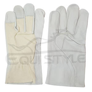 ถุงมือทำงานหนังทนความร้อนถุงมือทำงานสำหรับงานอุตสาหกรรมถุงมือทำงานหนังสำหรับงานก่อสร้างขนาดพิเศษ - Product Image 1