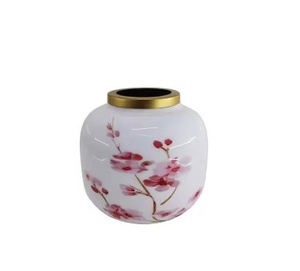 Vase de sol en métal pour entrée de bureau avec nouveau design Vase à fleurs en céramique décoratif pour la maison et le jardin Vases bon marché - Product Image 4
