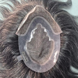 Taz Hair BD, Cabello Humano Remy Indio, con Frente de Encaje, Ondulado Natural, Estilo Negro, Ecológico, Ligero, Parches de Tupé - Product Image 1