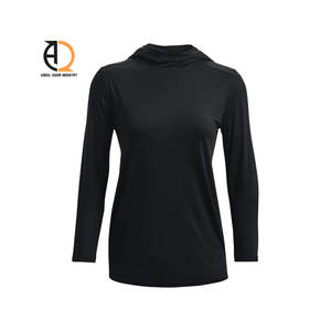 Sudadera con Capucha Extra Grande para Mujer, Logotipo Personalizado, Color Sólido, Manga Larga, Sudadera Informal para Mujer - Product Image 3