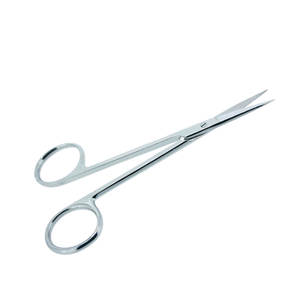 Ciseaux Iris 11,5 cm, approuvés CE, en acier inoxydable, forceps chirurgical manuel réutilisable, classe I, droit/courbé, pour usage chirurgical - Product Image 4