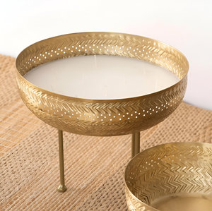 Export Quality Metal Wax Urli in Bulk Price From India For Wedding Home Decoration - Product Image 5