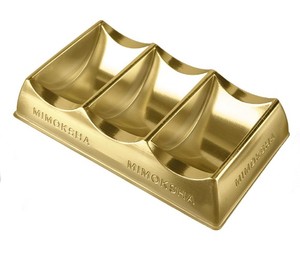 Chocolate packaging PET plastic packaging chocolate tray metallized blister pack cookies display tray PET manufacturers