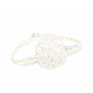 999 Sterling Silver Kazaziye <b>Love</b> Knot Tennis <b>Bracelet</b> White Fashion Accessory - Product Image 5