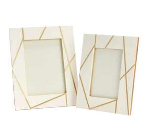 Cadre photo incrusté d'os sculpté à la main pour la décoration murale de table, de restaurant et de maison à un prix abordable. - Product Image 2