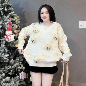 Manteaux pour dames Nouveautés Femmes Nouveau Design de Mode Pull à Manches Longues Femmes Pull Tricoté Femmes - Product Image 4