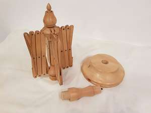 Accesorios de punto hechos a mano para manualidades, máquina de soporte de bobinadora de bolas, herramienta de tejer de hilo, madeja de Metal, 100% - Product Image 4