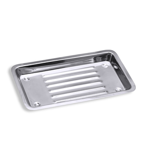 Juego de 3 Bandejas Quirúrgicas y Dentales de Acero Inoxidable con Contenedor para Objetos Punzocortantes para Uso Clínico - Product Image 5