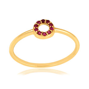 Bague classique en argent sterling 925 plaqué or en topaze rose bijoux élégants pour les mariages et les fêtes fabriqués populaires fins - Product Image 3