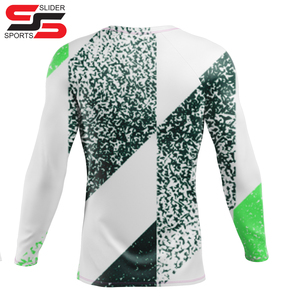 OEM ODM Rash Guard Hombres Sublimación Impreso Spandex Rash Guard Gimnasio Surf Rashguard Camisas Hombres Pesca Ropa de protección solar - Product Image 2