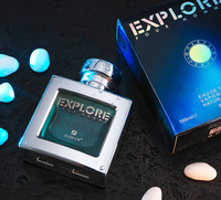 Parfum pour homme à l'odeur épicée, très vendu, 100 ml, flacon en verre noir, vaporisateur
