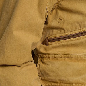 Vestes 100% coton pour hommes, couleur unie, style High Street, toile, quantité minimale de commande bas pour l'extérieur. - Product Image 6