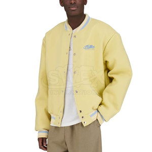 Low MOQ Outdoor Wear <b>Slim</b> <b>Fit</b> Letterman Winter <b>Jacket</b> For Men Fashion Wear Customized Logo <b>Slim</b> <b>Fit</b> Letterman Winter <b>Jacket</b> - Product Image 2