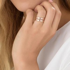 Bague ouverte gravée à 3 noms personnalisée en argent 925 Bague personnalisée en or argent rose or cadeau d'amitié familiale anneaux de mode - Product Image 5