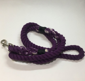Stone Grey Organic Cotton Rope Dog <b>Leash</b> <b>Pet</b> Supplies Accessory Customized Colored Cotton Rope Handmade Dog <b>Leash</b> <b>Pet</b> <b>Leash</b> Set - Product Image 2