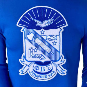 เสื้อสเวตเตอร์คอกลมสำหรับผู้ชายผ้าคอตตอนคอกลมผ้า100% ปักลายผ้ากำมะหยี่สำหรับฤดูหนาวปรับแต่งได้ - Product Image 2