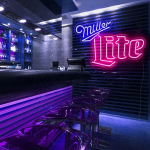 Пиво счастливый бар светодиодная неоновая вывеска магазин бизнес логотип дизайн светодиодный брендинг светлая вывеска для магазина настенное украшение - Product Image 5