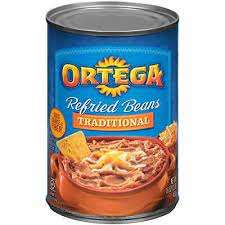 Ortega Tradicional 16 Onzas Frijoles Refritos Sabor Picante Fuente de Soja Paquete de 12 - Product Image 3