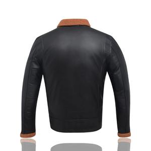 Chaqueta de piel sintética de invierno para mujer, chaqueta de piel auténtica con solapa grande, chaqueta de moto personalizada con cremallera, Sialkot Pakistan - Product Image 2