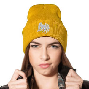 Gorro cálido y acogedor para clima frío con tejido de punto suave Gorro elegante con material elástico - Product Image 2